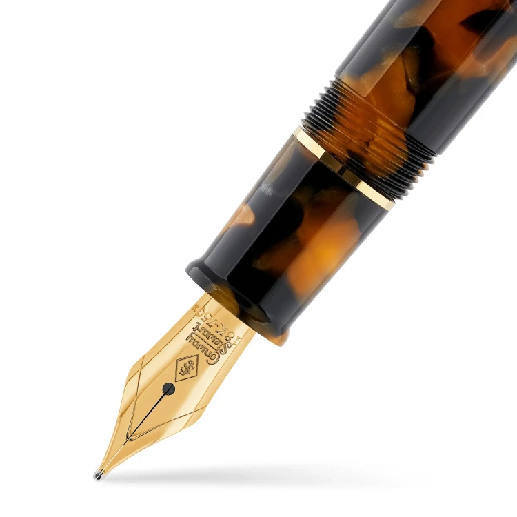 Conway Stewart Series 100 Honey Noire Pióro Wieczne 18k