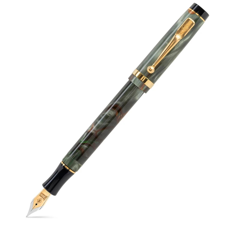 Conway Stewart Duro Brown Whirl Pióro Wieczne 18k