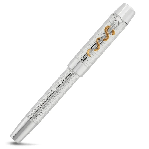 Conway Stewart Sterling Silver Doctor's Pen Pióro Wieczne 18k