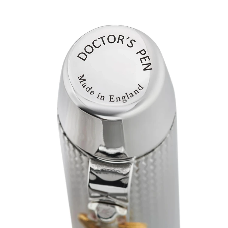 Conway Stewart Sterling Silver Doctor's Pen Pióro Wieczne 18k