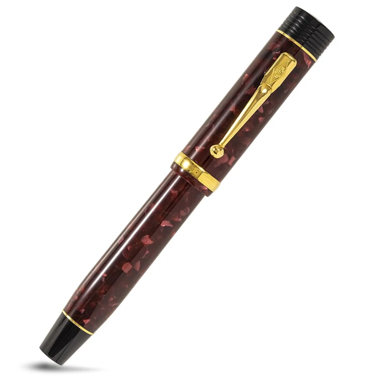 Conway Stewart Churchill Burgundy Pióro Wieczne 18k