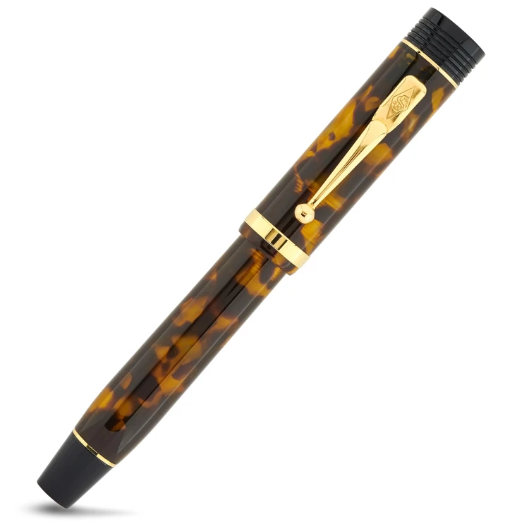 Conway Stewart Churchill Tortoiseshell Pióro Wieczne 18k