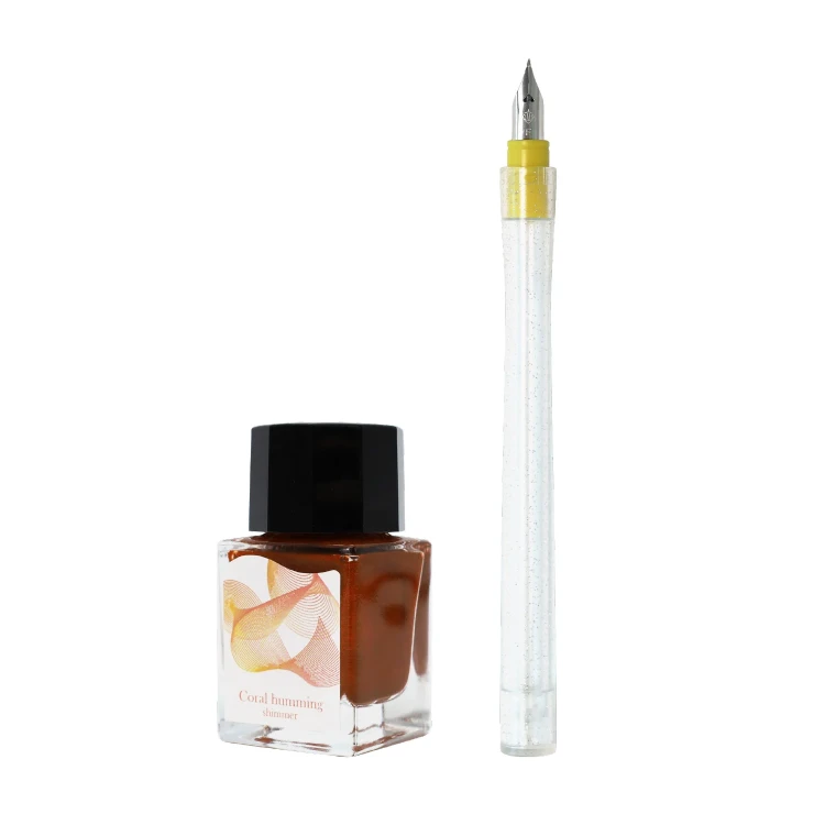 Sailor Hocoro Dipton Kpl Atrament Coral Humming + Pióro Maczane Fude