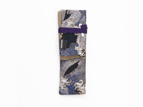 Taccia Etui na 1 Pióro Wieczne 'Nishijin Kinran' Wave