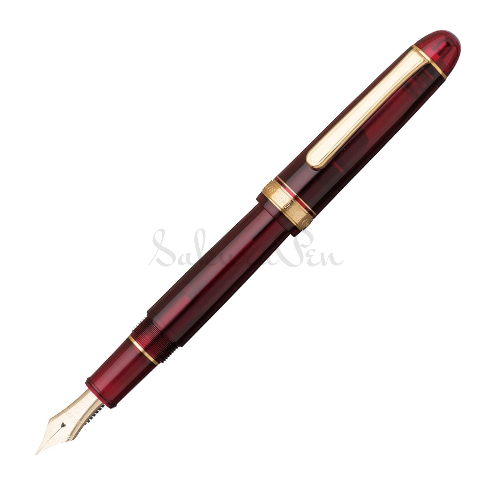 Platinum #3776 Century Gold Bourgogne Pióro Wieczne 14k