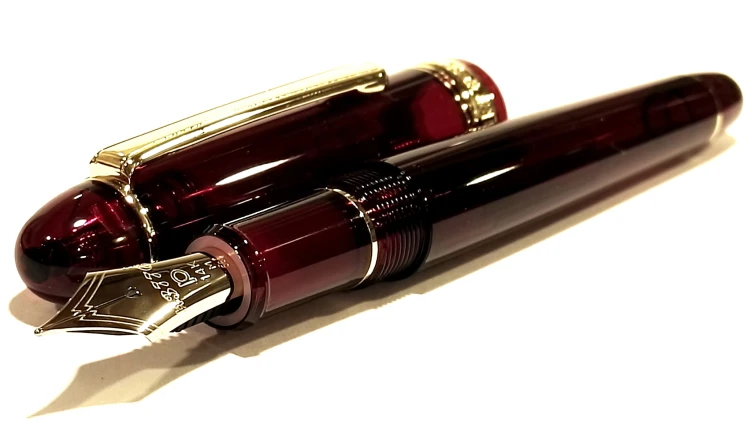 Platinum #3776 Century Gold Bourgogne Pióro Wieczne 14k