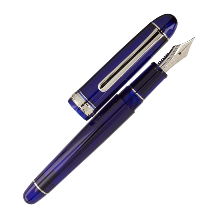Platinum #3776 Century Chartres Blue Rhodium Pióro Wieczne 14k