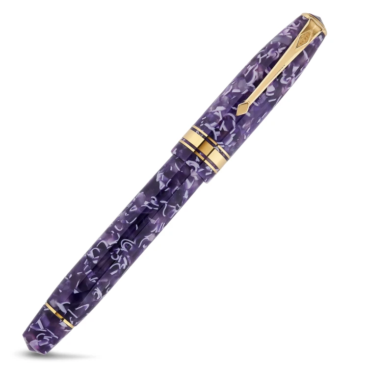 Conway Stewart Series 100 Flecked Amethyst Pióro Wieczne 18k