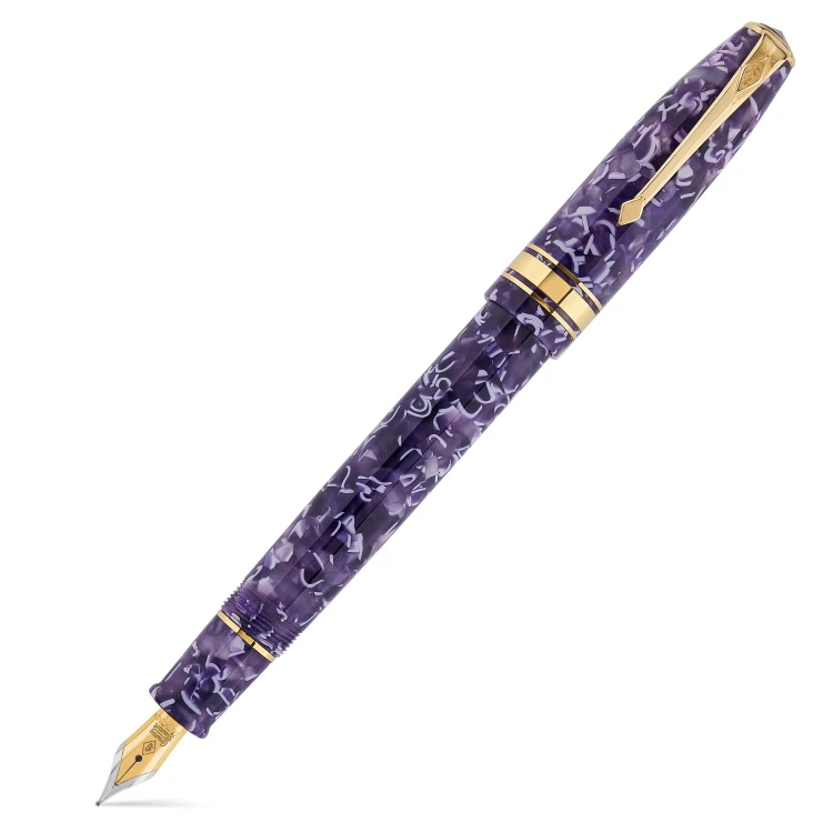 Conway Stewart Series 100 Flecked Amethyst Pióro Wieczne 18k