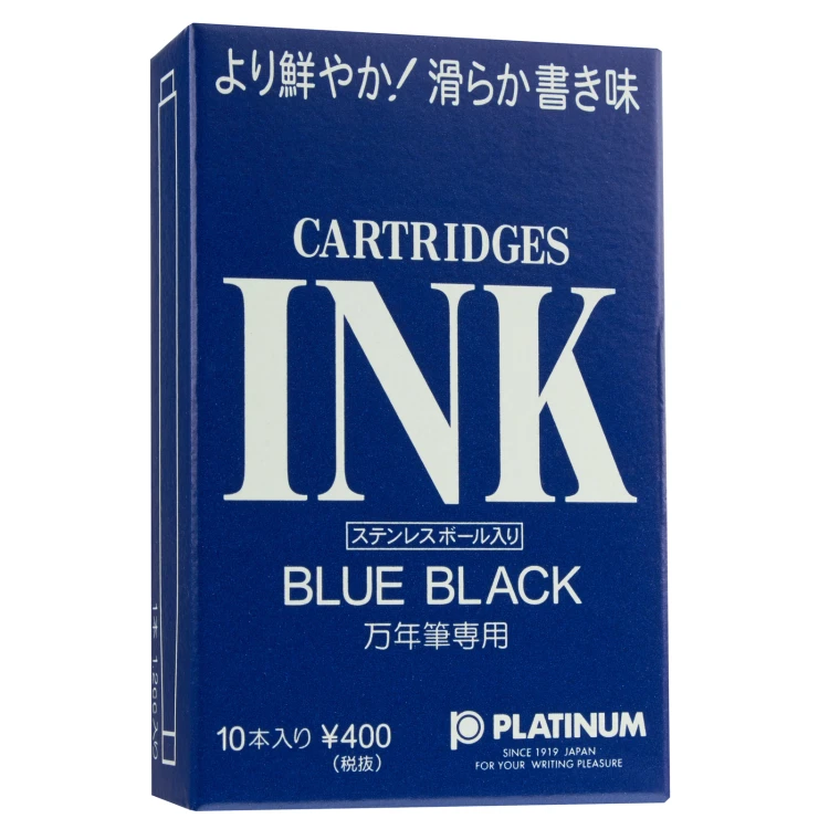 Platinum Atrament Niebieski Naboje 1,2ml Kpl 10szt