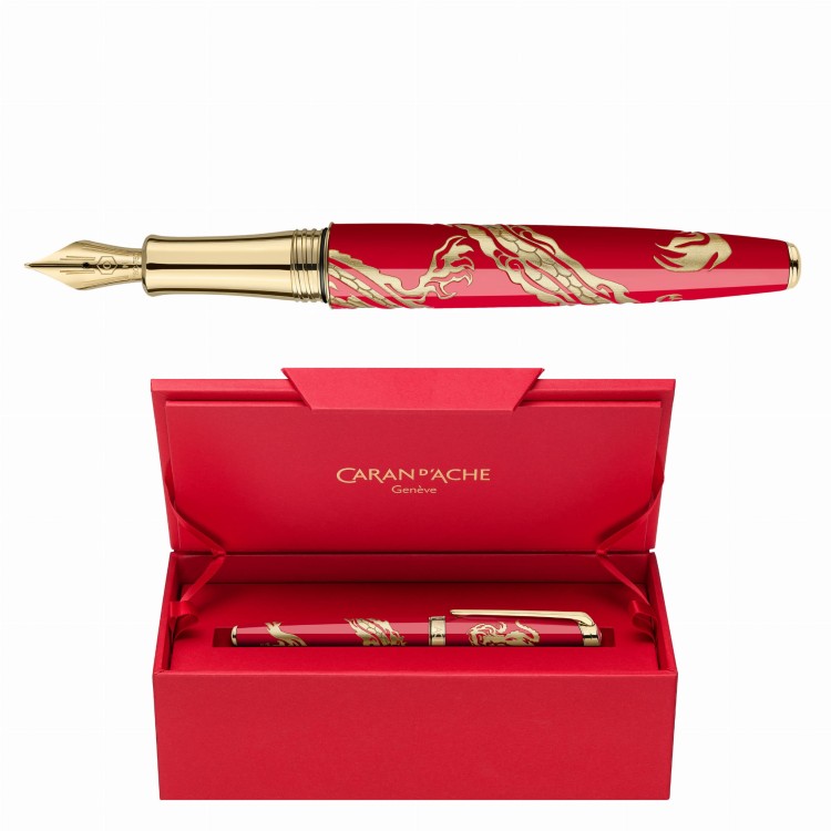 Caran d'Ache Leman Dragon Pióro Wieczne 18k Limitowana Edycja