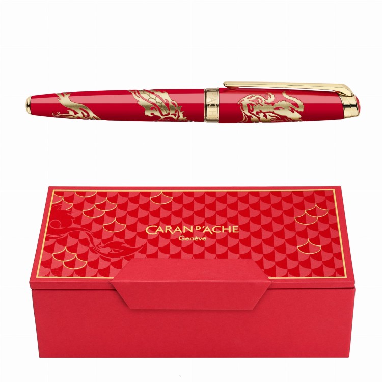 Caran d'Ache Leman Dragon Pióro Wieczne 18k Limitowana Edycja