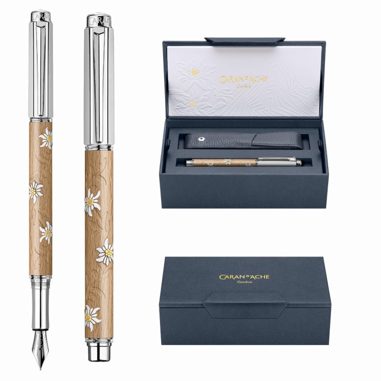 Caran d'Ache Varius Edelweiss Pióro Wieczne 18k Limitowana Edycja