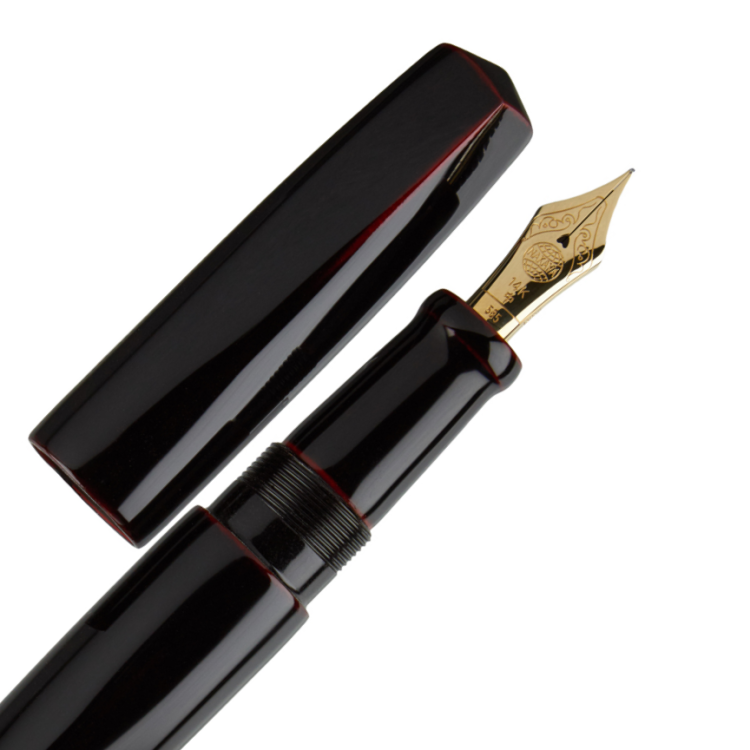 Nakaya Pióro Wieczne Dorsal Fin Ver.1 Kuro-Tamenuri