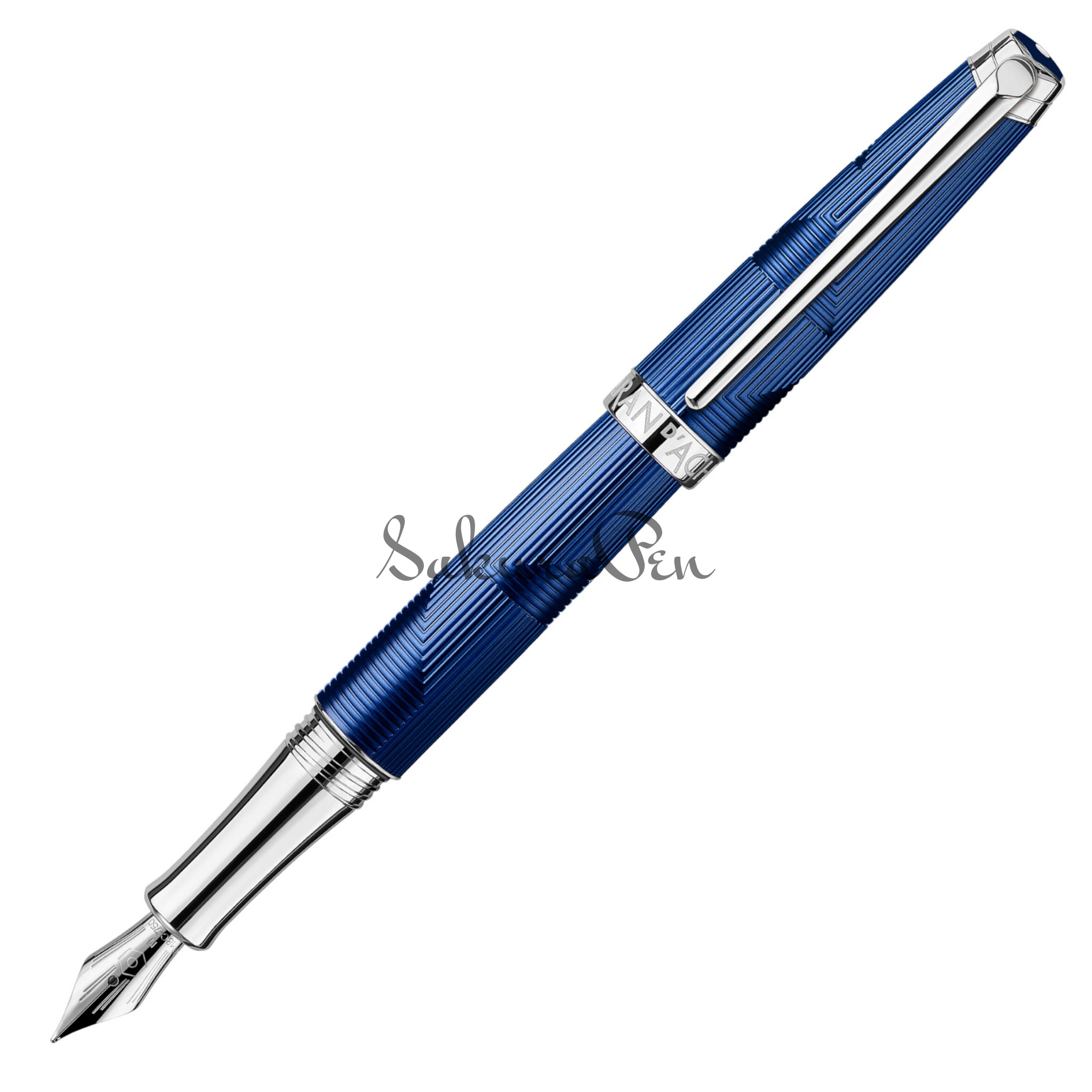 Caran d'Ache Leman Bleu Marin Pióro Wieczne 18k