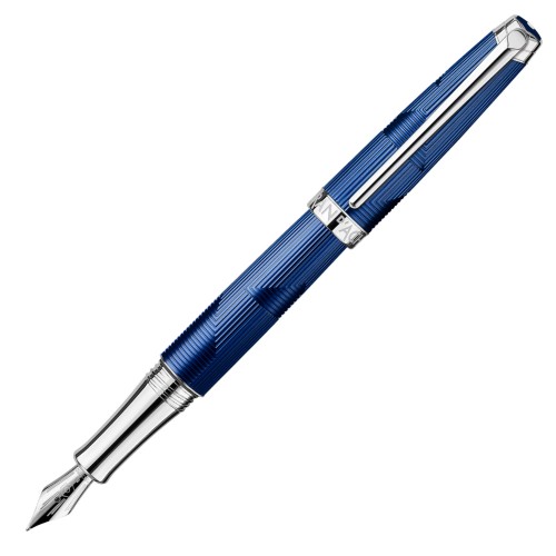 Caran d'Ache Leman Bleu Marin Pióro Wieczne 18k