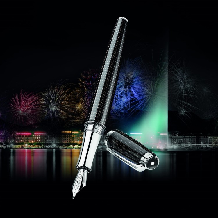 Caran d'Ache Leman De Nuit Pióro Wieczne 18k