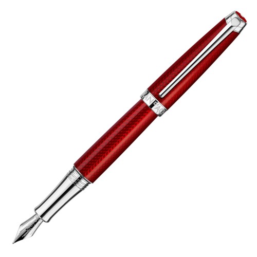Caran d'Ache Leman Rouge Carmin Pióro Wieczne 18k