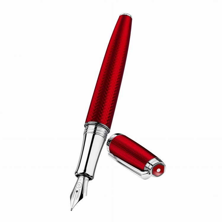 Caran d'Ache Leman Rouge Carmin Pióro Wieczne 18k