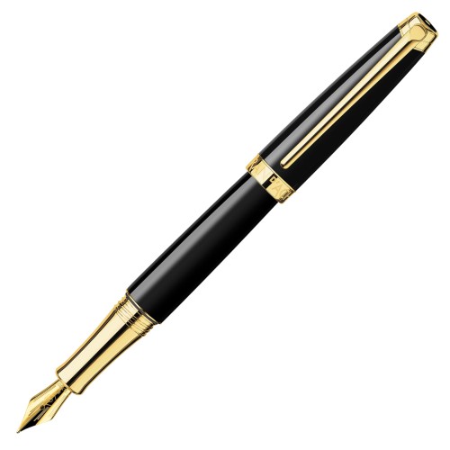 Caran d'Ache Leman Ebony Black Pióro Wieczne 18k