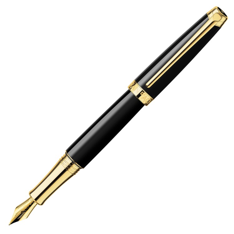 Caran d'Ache Leman Ebony Black Pióro Wieczne 18k