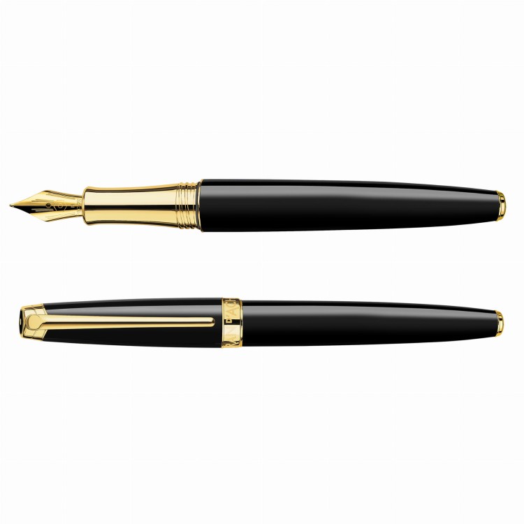 Caran d'Ache Leman Ebony Black Pióro Wieczne 18k