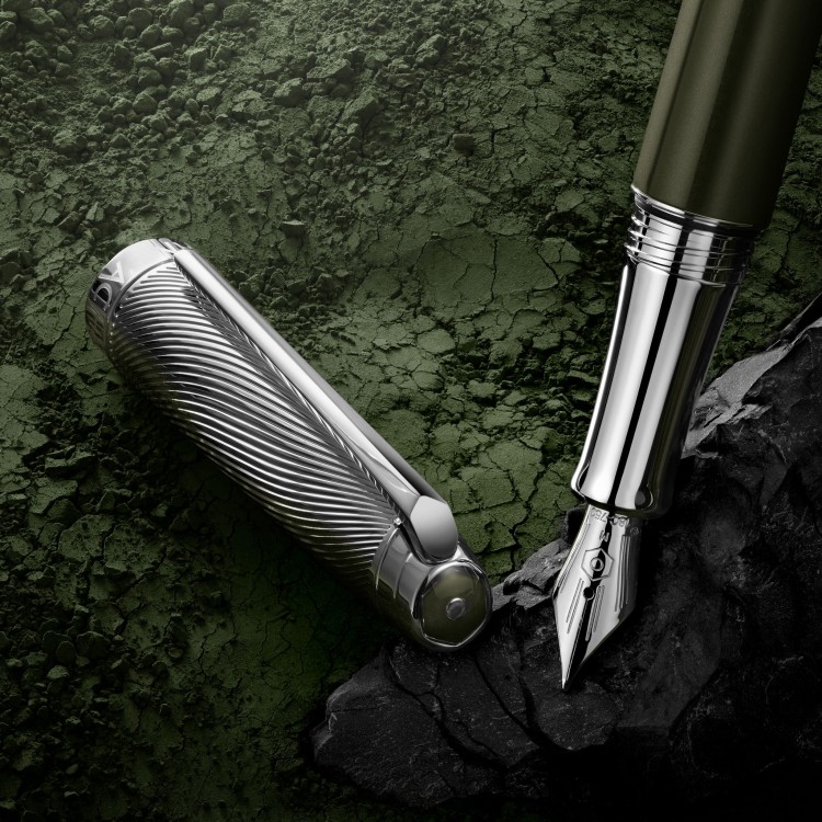 Caran d'Ache Leman Slim Terre d'Ombre Pióro Wieczne 18k