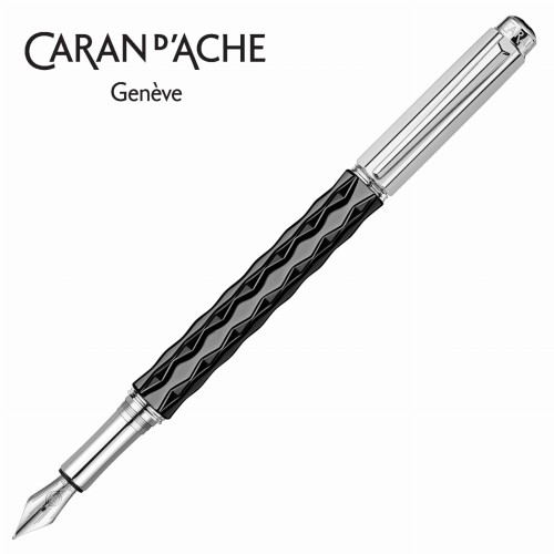 Caran d'Ache Varius Ceramic Black Pióro Wieczne 18k