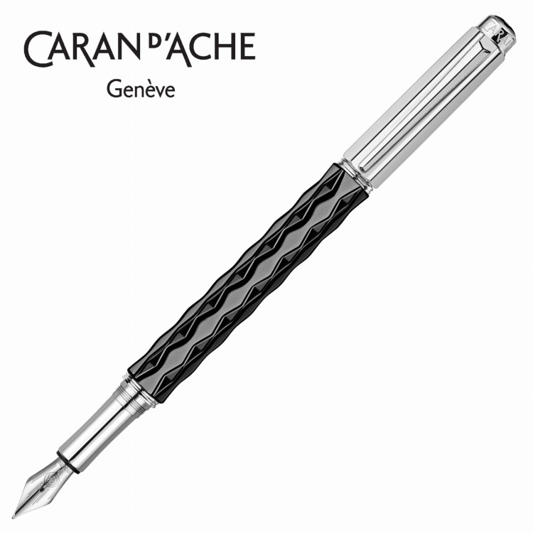 Caran d'Ache Varius Ceramic Black Pióro Wieczne 18k