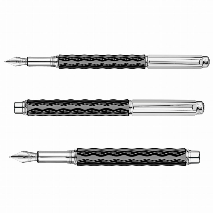 Caran d'Ache Varius Ceramic Black Pióro Wieczne 18k