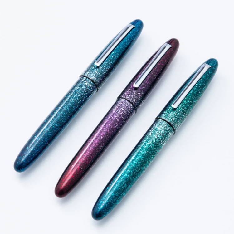 Taccia Urushi Green Galaxy  Limited Edition Pióro Wieczne 18k