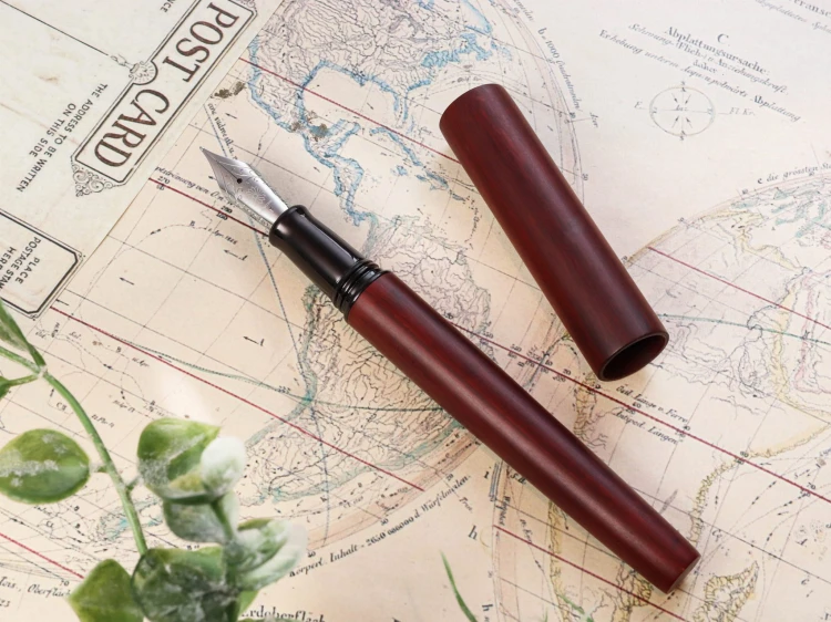 Wancher Sekai Aizu Urushi Sandalwood Pióro Wieczne