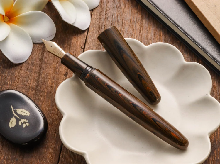 Wancher Dream True Ebonite Marble Brown Pióro Wieczne