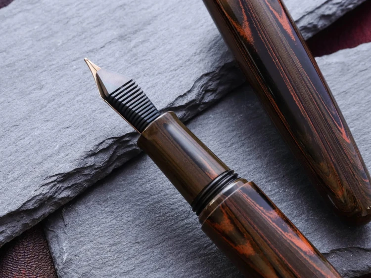 Wancher Dream True Ebonite Marble Brown Pióro Wieczne
