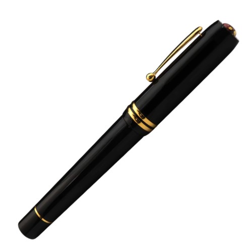 Wancher Seven Treasures Bakelite Black Sangria Pióro Wieczne