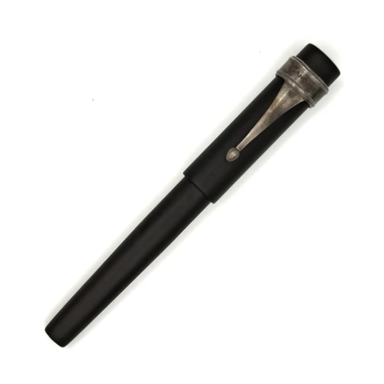 Wancher Sekai World Tree Ebony Silver Matte Clip Pióro Wieczne