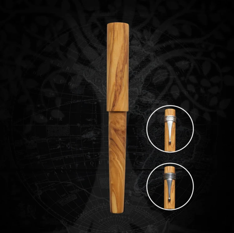 Wancher Sekai World Tree Olive Wood Pióro Wieczne