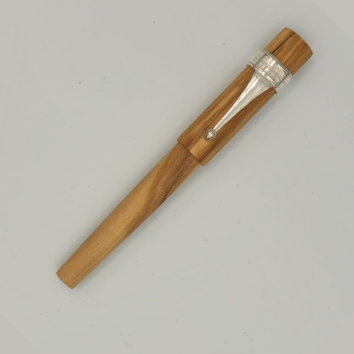Wancher Sekai World Tree Olive Wood Silver Clip Pióro Wieczne