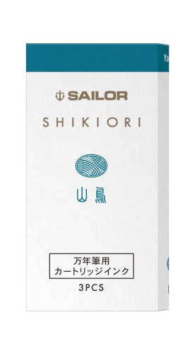 Sailor Atrament Shikiori Yamadori Turkusowy Naboje