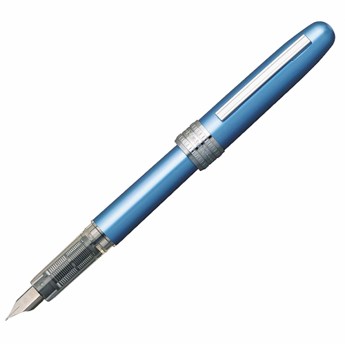 Platinum Plaisir Pióro Wieczne Aluminium Jasno Niebieskie