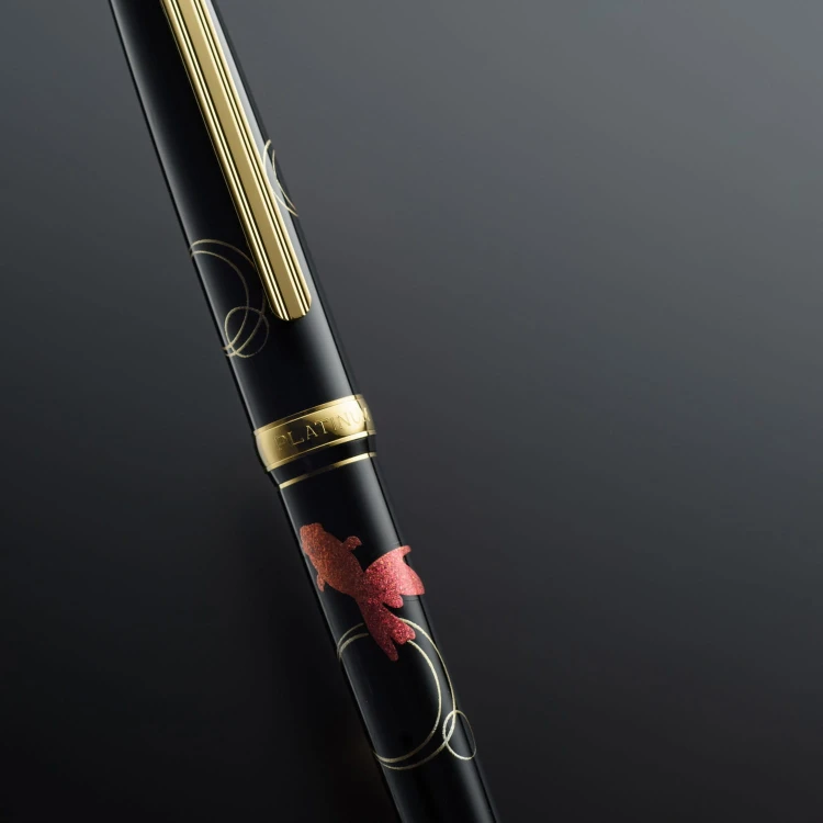 Platinum Vicoh Kanazawa-Haku Pióro Wieczne Maki-e Gold Fish