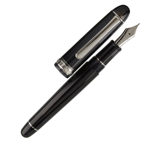 Platinum #3776 Century Rhodium Black Diamond 14k