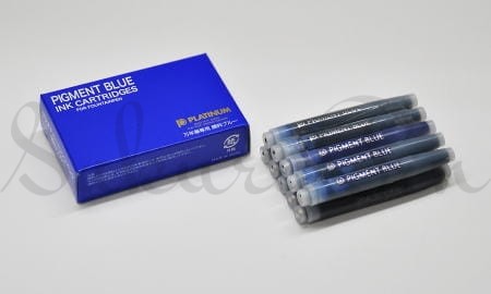 Platinum Atrament Niebieski Pigmentowy Naboje 1,2ml Kpl 10szt