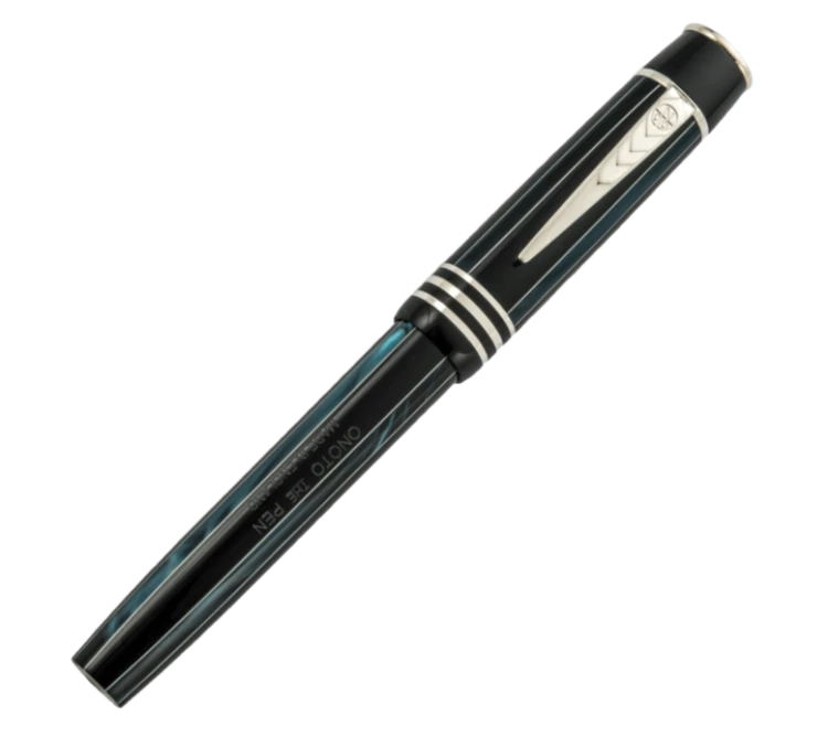 Onoto Winston Churchill Pinstripe Silver Pióro Wieczne 18k